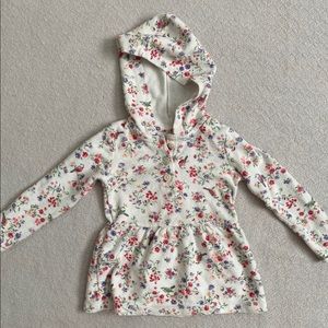 Carter’s | Floral Hooded Long Sleeved Top